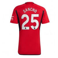 Manchester United Jadon Sancho #25 Replika Hemmatröja 2023-24 Kortärmad